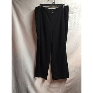 Cato Women’s Black Pants Size 14/16  Decorative Double Button Front  Work Pants